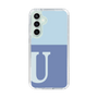 Slim Protection Case［ Original - initial two tone - U blue ］
