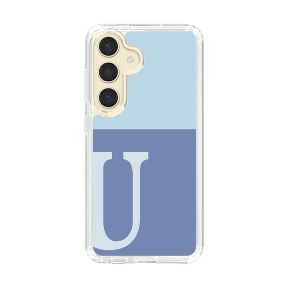 Slim Protection Case［ Original - initial two tone - U blue ］