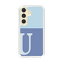 Slim Protection Case［ Original - initial two tone - U blue ］