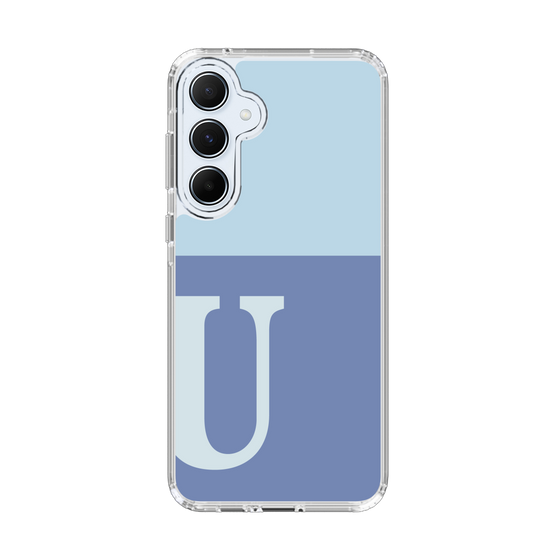 Slim Protection Case［ オリジナル - initial two tone - U blue ］