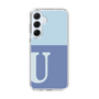 Slim Protection Case［ オリジナル - initial two tone - U blue ］