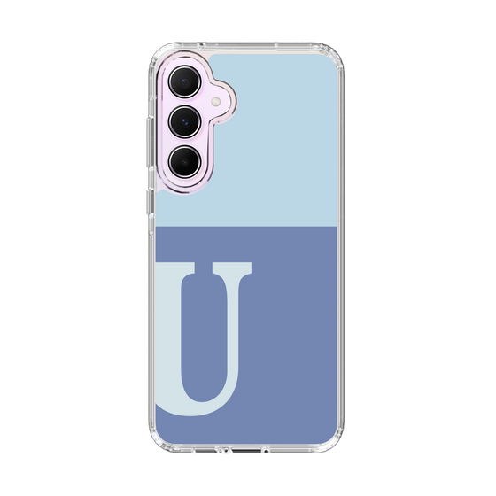 Slim Protection Case［ オリジナル - initial two tone - U blue ］