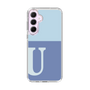 Slim Protection Case［ オリジナル - initial two tone - U blue ］