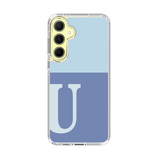 Slim Protection Case［ オリジナル - initial two tone - U blue ］