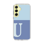 Slim Protection Case［ オリジナル - initial two tone - U blue ］