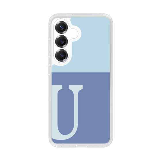 Slim Protection Case［ Original - initial two tone - U blue ］