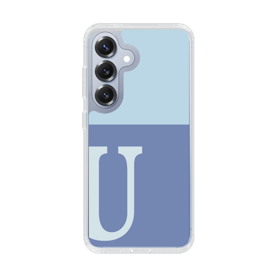 Slim Protection Case［ Original - initial two tone - U blue ］