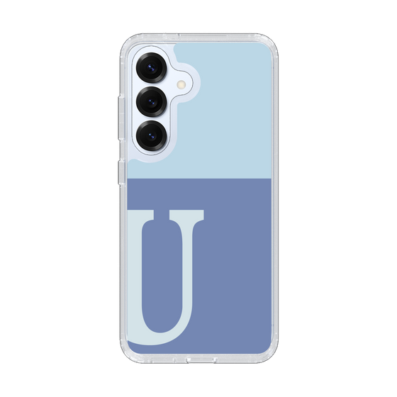 Slim Protection Case［ Original - initial two tone - U blue ］