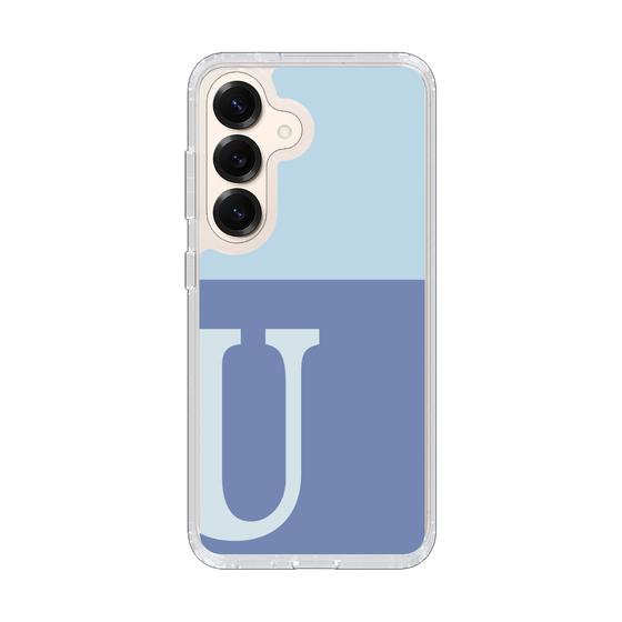 Slim Protection Case［ Original - initial two tone - U blue ］