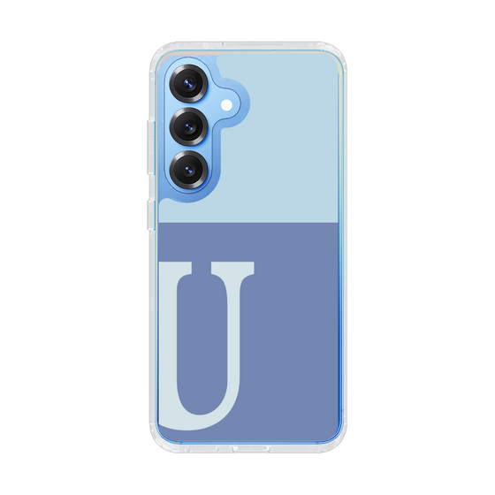 Slim Protection Case［ Original - initial two tone - U blue ］