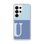 Slim Protection Case［ Original - initial two tone - U blue ］