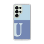 Slim Protection Case［ Original - initial two tone - U blue ］