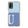 Slim Protection Case［ Original - initial two tone - U blue ］