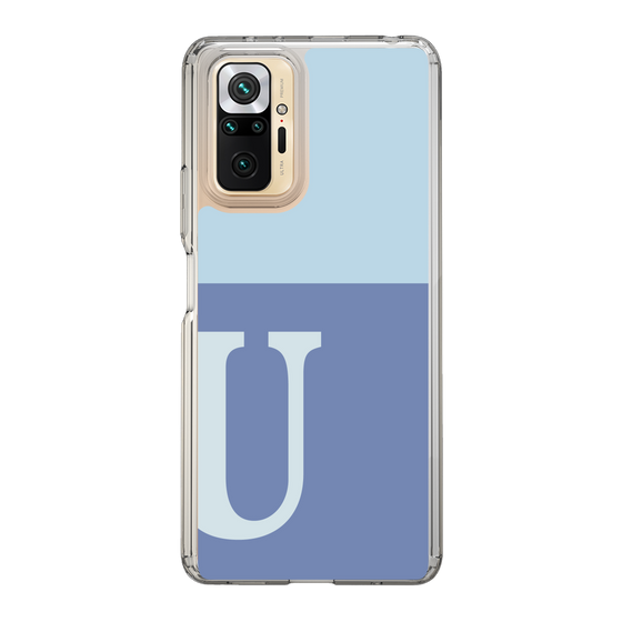 Slim Protection Case［ Original - initial two tone - U blue ］