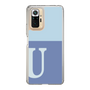 Slim Protection Case［ Original - initial two tone - U blue ］