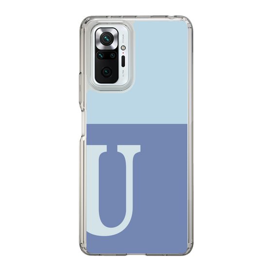 Slim Protection Case［ Original - initial two tone - U blue ］