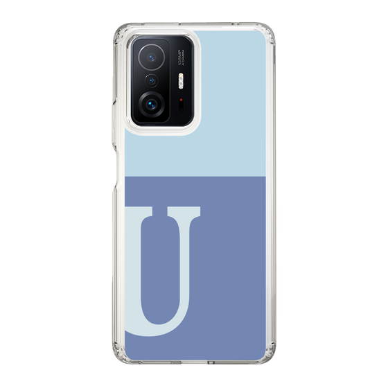 Slim Protection Case［ Original - initial two tone - U blue ］