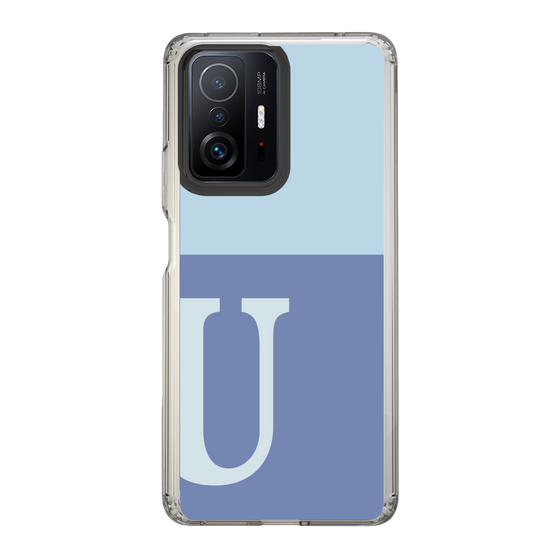 Slim Protection Case［ Original - initial two tone - U blue ］