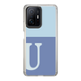 Slim Protection Case［ Original - initial two tone - U blue ］