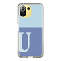 Slim Protection Case［ Original - initial two tone - U blue ］