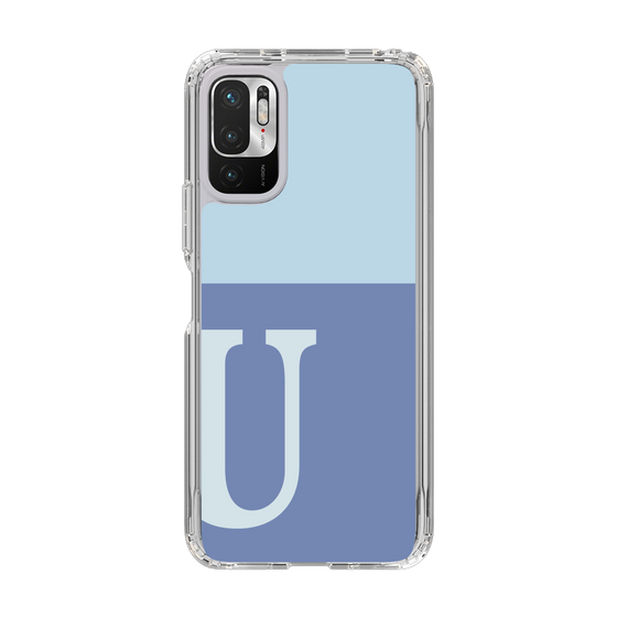 Slim Protection Case［ Original - initial two tone - U blue ］