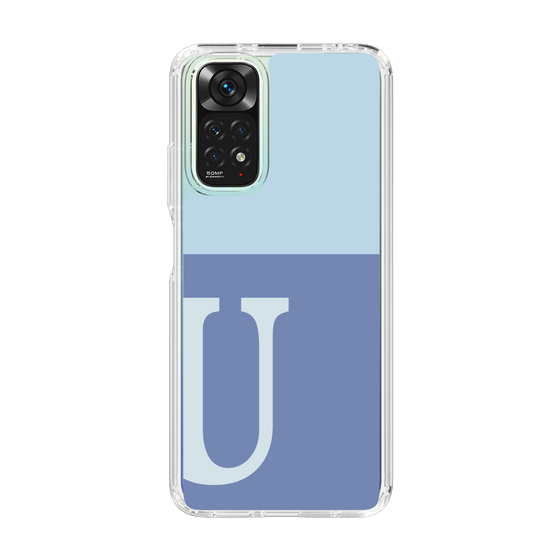 Slim Protection Case［ Original - initial two tone - U blue ］
