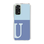 Slim Protection Case［ Original - initial two tone - U blue ］
