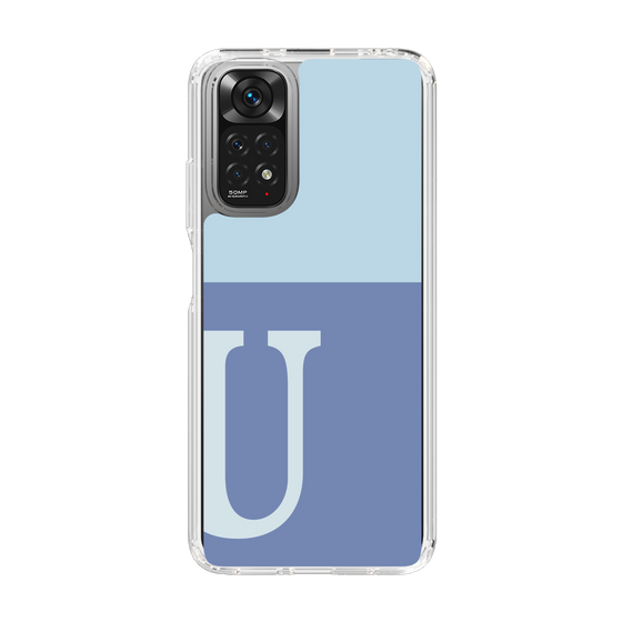 Slim Protection Case［ Original - initial two tone - U blue ］