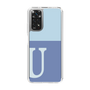 Slim Protection Case［ Original - initial two tone - U blue ］