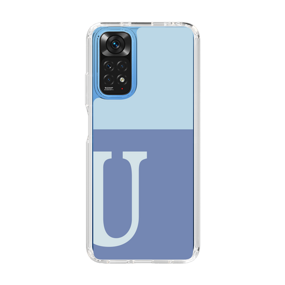 Slim Protection Case［ Original - initial two tone - U blue ］