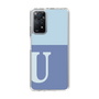 Slim Protection Case［ Original - initial two tone - U blue ］