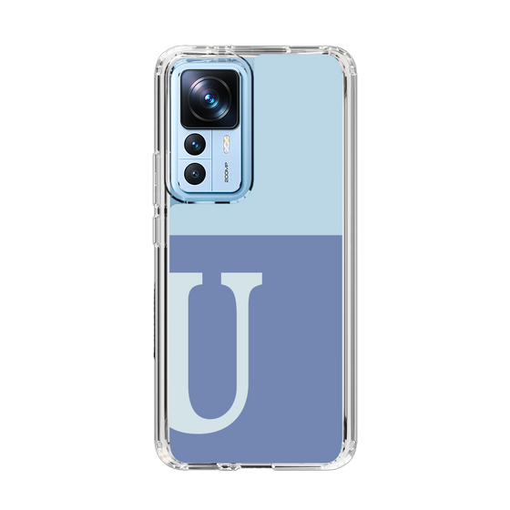 Slim Protection Case［ Original - initial two tone - U blue ］