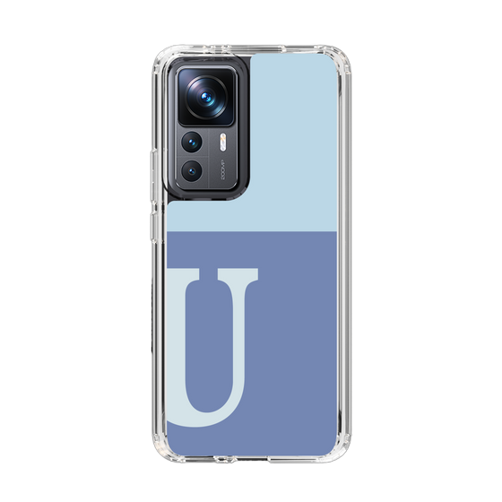 Slim Protection Case［ Original - initial two tone - U blue ］