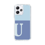 Slim Protection Case［ Original - initial two tone - U blue ］
