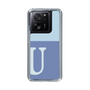 Slim Protection Case［ Original - initial two tone - U blue ］
