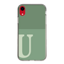 Slim Protection Case［ Original - initial two tone - U green ］