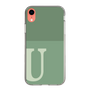 Slim Protection Case［ Original - initial two tone - U green ］