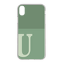 Slim Protection Case［ Original - initial two tone - U green ］