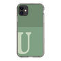 Slim Protection Case［ Original - initial two tone - U green ］