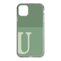 Slim Protection Case［ Original - initial two tone - U green ］