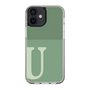 Slim Protection Case［ Original - initial two tone - U green ］