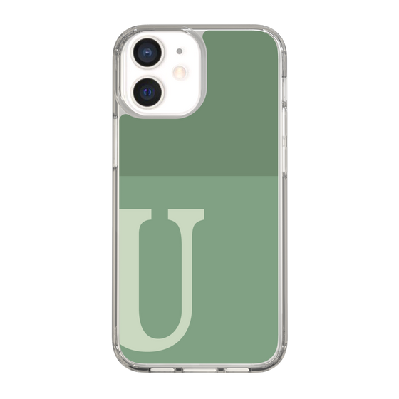 Slim Protection Case［ Original - initial two tone - U green ］