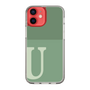 Slim Protection Case［ Original - initial two tone - U green ］