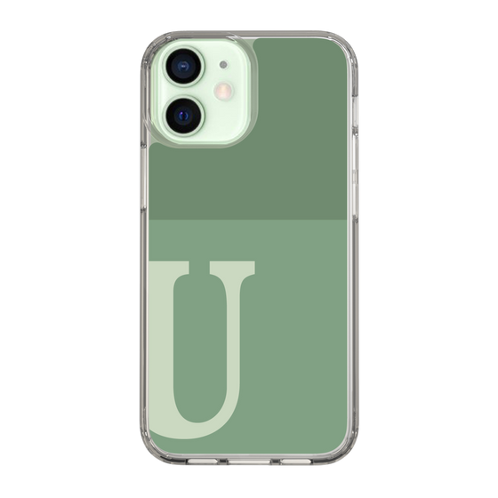 Slim Protection Case［ Original - initial two tone - U green ］