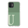 Slim Protection Case［ Original - initial two tone - U green ］