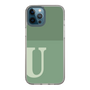 Slim Protection Case［ Original - initial two tone - U green ］