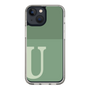 Slim Protection Case［ Original - initial two tone - U green ］