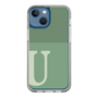 Slim Protection Case［ Original - initial two tone - U green ］