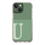 Slim Protection Case［ Original - initial two tone - U green ］