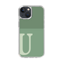 Slim Protection Case［ Original - initial two tone - U green ］